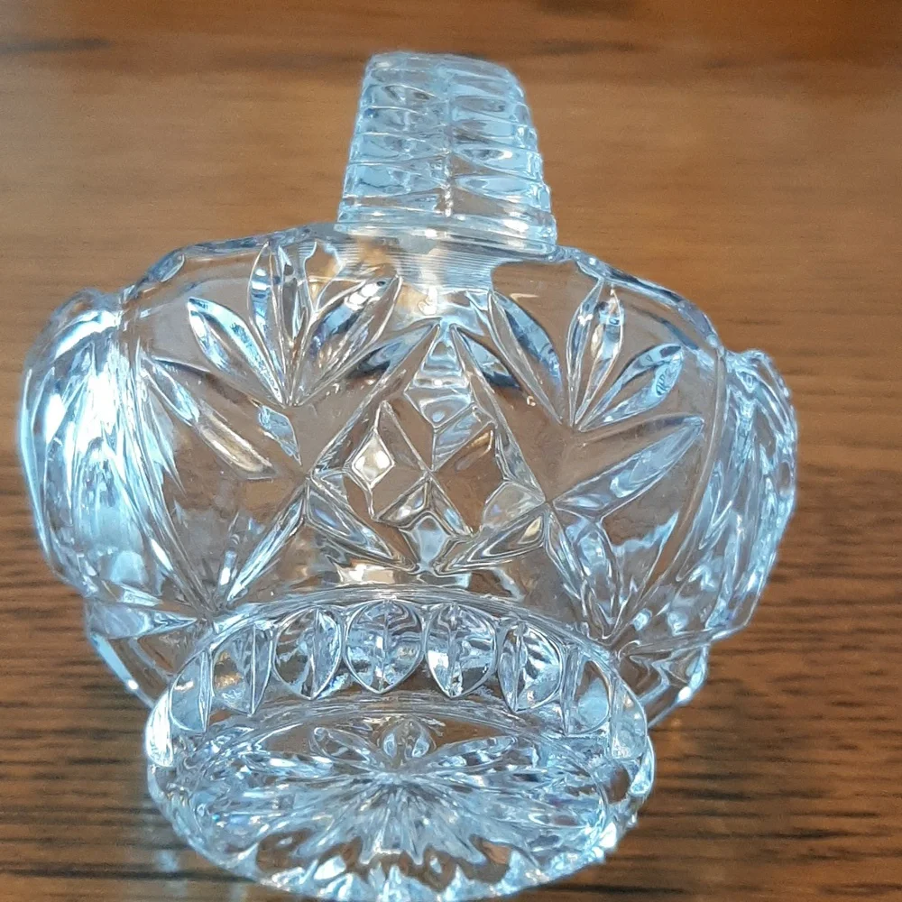 Princess House Crystal Glass Basket